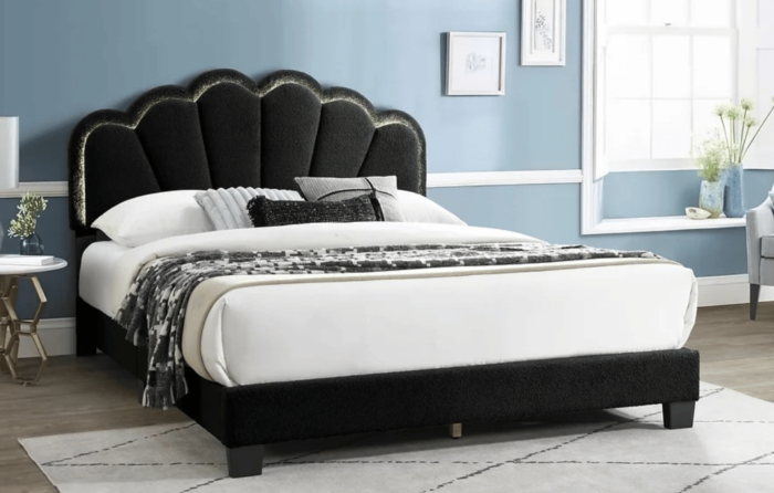 Gul Black King Platform Bed (B9130)