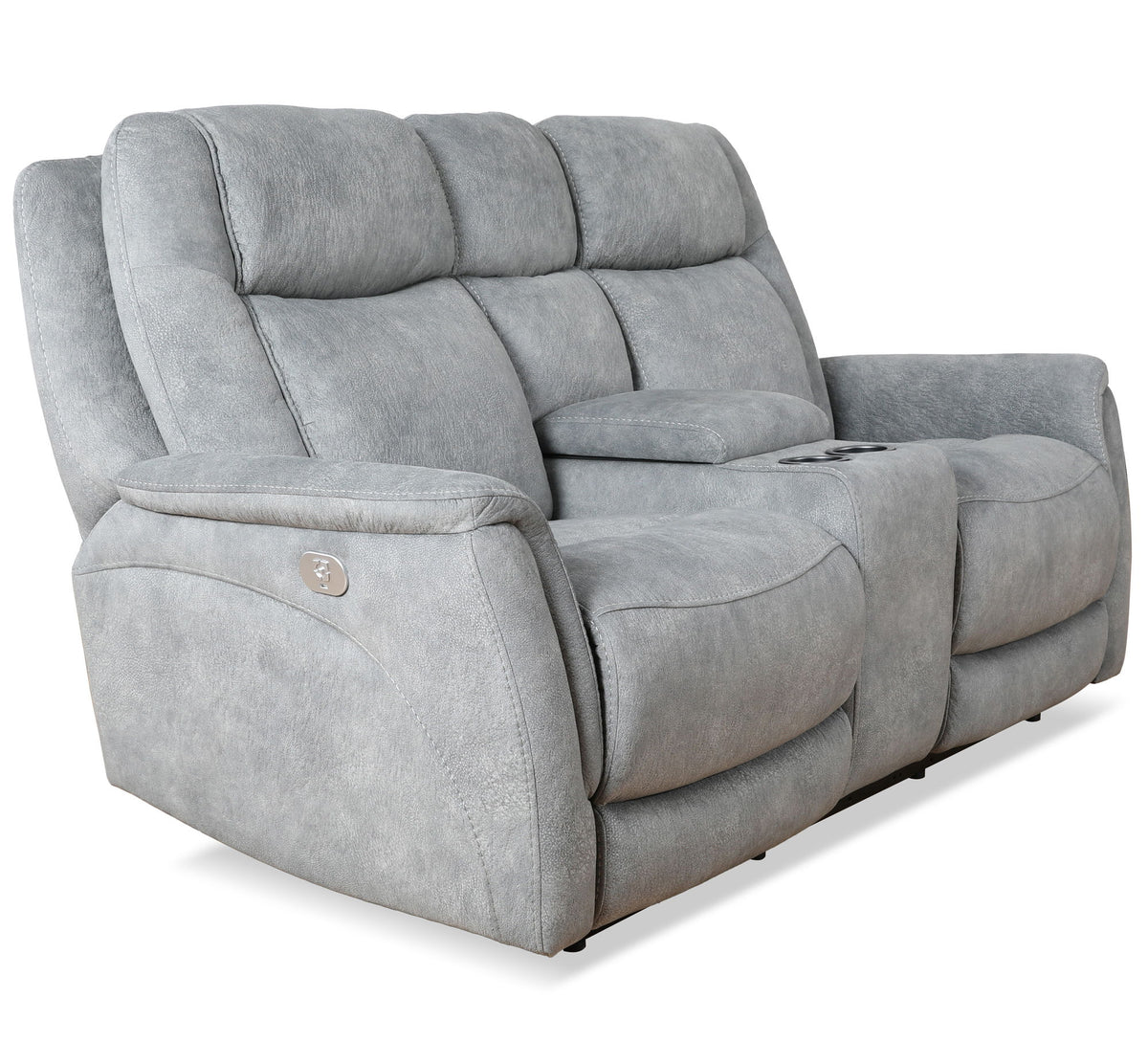 Linus – Power Zero Gravity Console Loveseat – Hudson