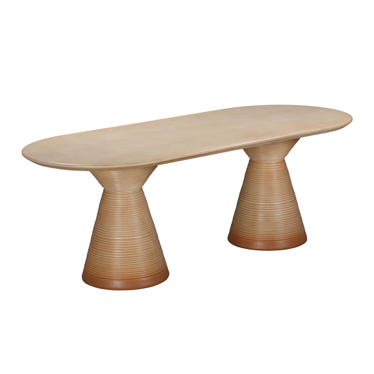 Fassa – Oval Indoor / Outdoor Dining Table – Terracotta