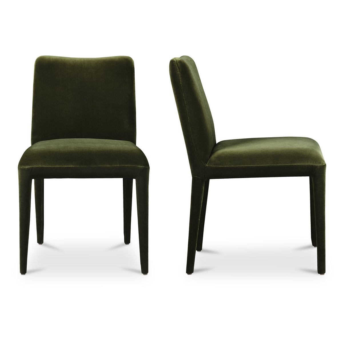 Calla – Velvet Dining Chair (Set of 2) – Green