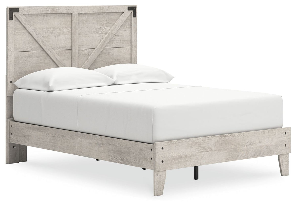 Shawburn – Platform Bed With Crossbuck Panel Headboard