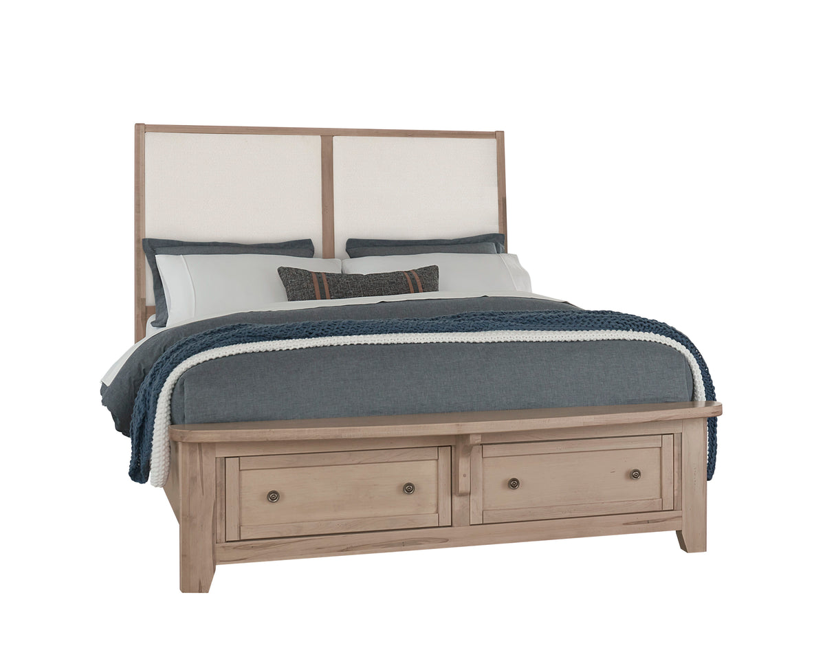 Woodbridge – Storage Upolstered Bed – Wood