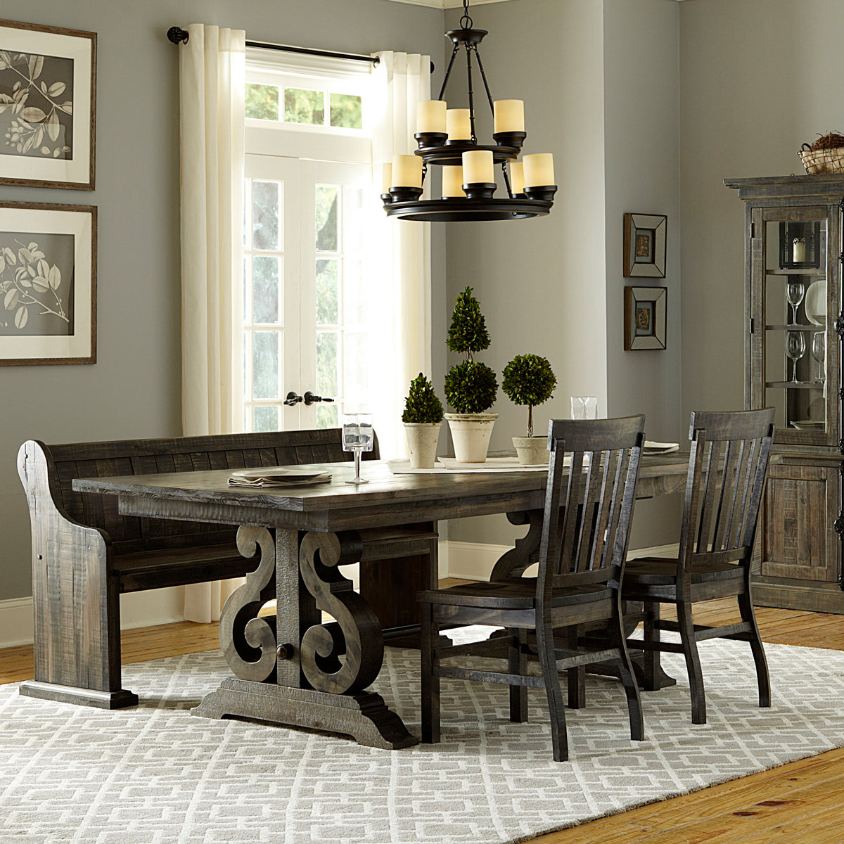 Bellamy – Rectangular Dining Table – Peppercorn