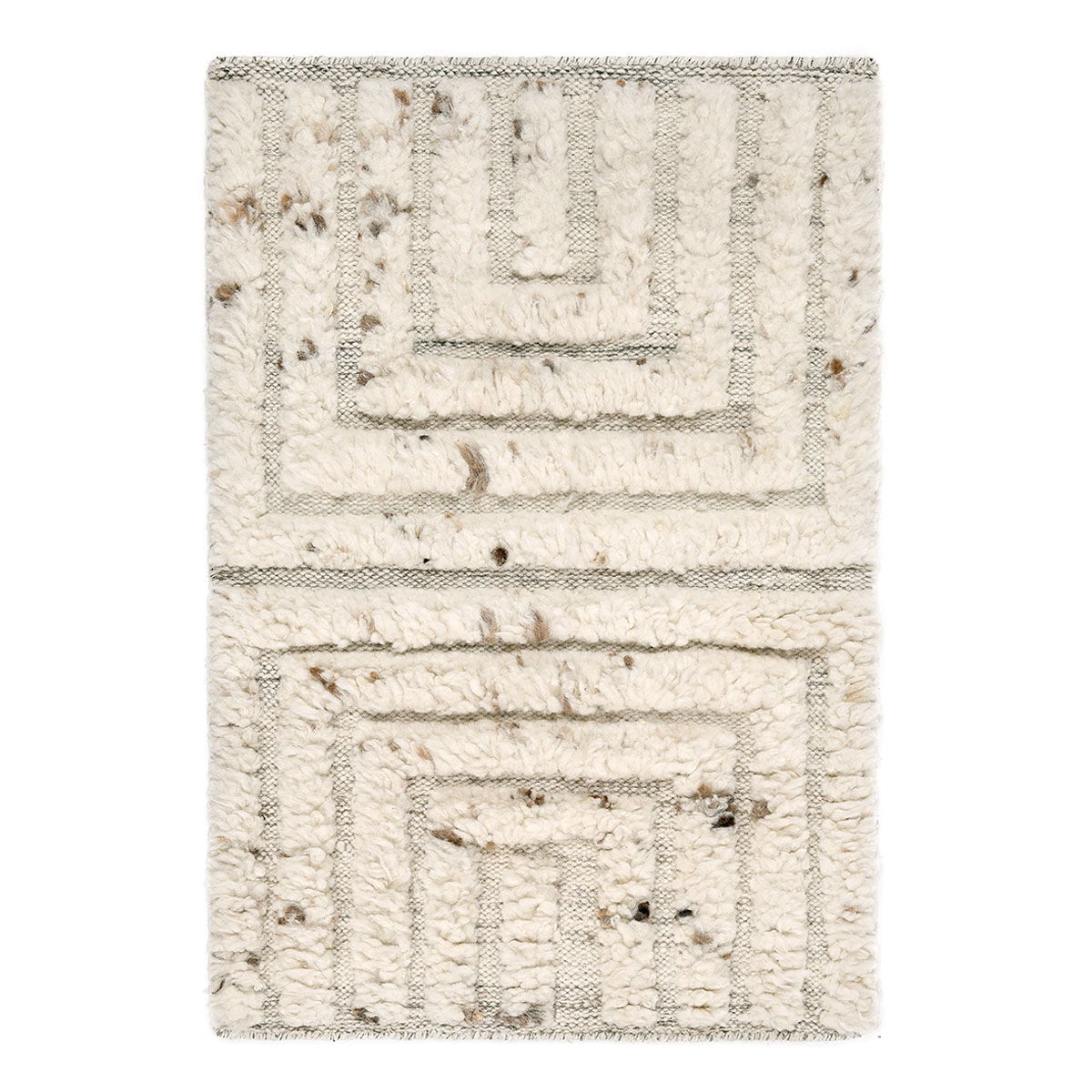 Renewed – 2′ x 3′ Tahoe Wool Area Rug – Ivory