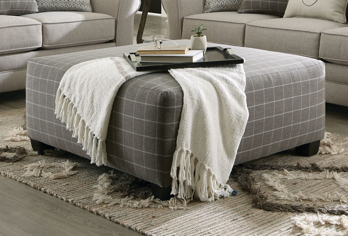 Lewiston – Cocktail Ottoman – Charcoal