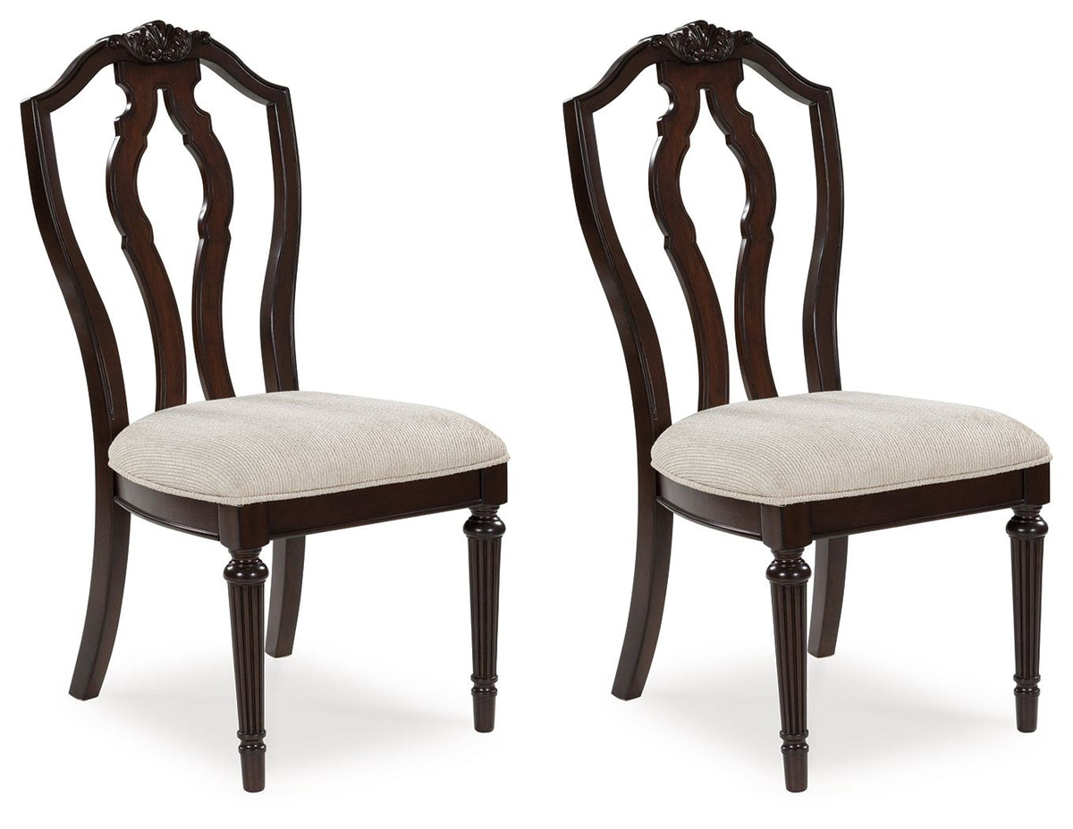 Lavinton – Tan / Brown – Dining Upholstered Side Chair (Set of 2)