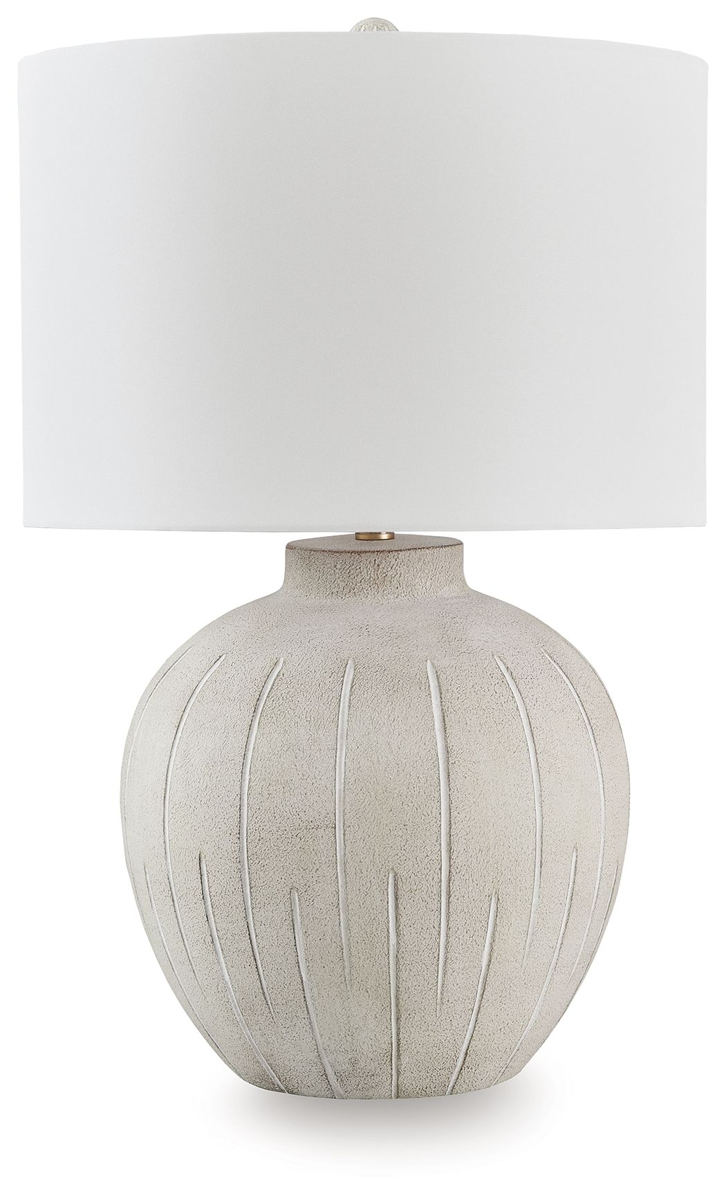 Calbert – Warm Gray – Poly Table Lamp