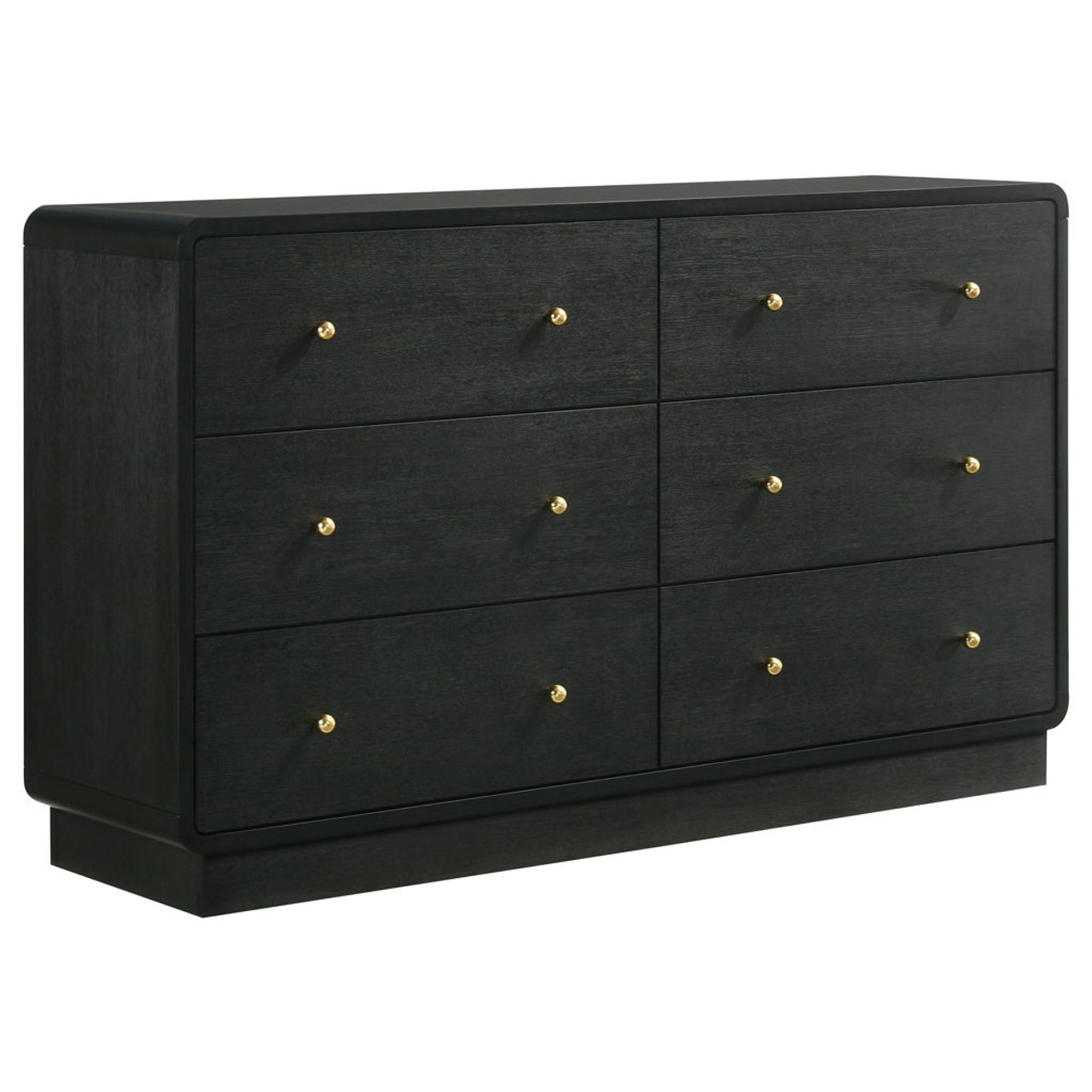 Cavelle – 6-Drawer Dresser Cabinet – Black