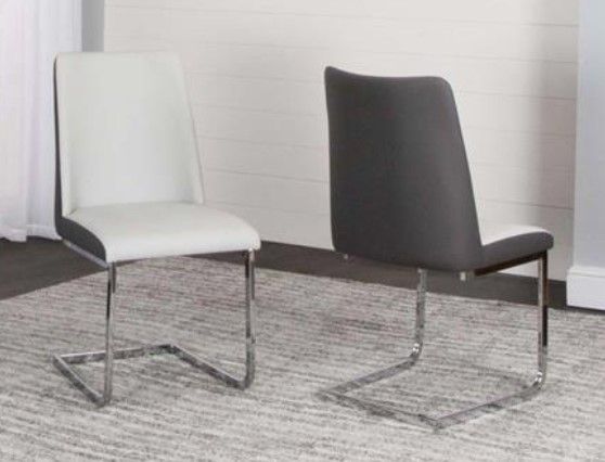 Cramco Wave Side Chair (Set of 2) in Light Gray ND816-01