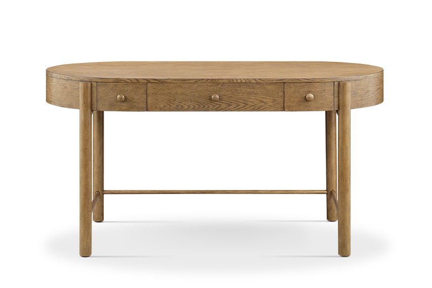 Hadleigh Brown – Oval Writing Desk – Honey