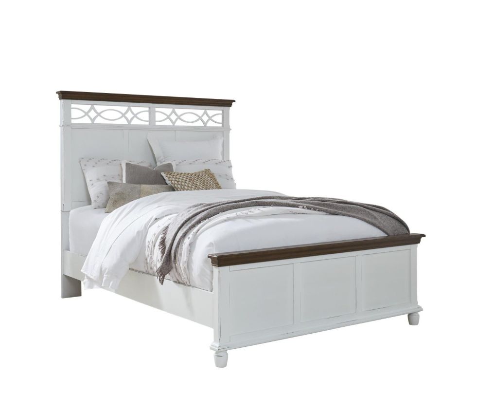 Progressive Furniture Granada King Bed in Oak/Vanilla  PROMO