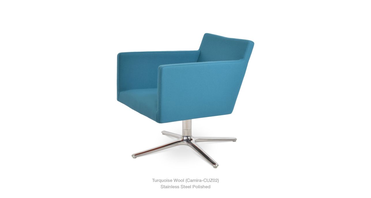 SohoConcept Harput Oval Base Lounge Swivel Chair