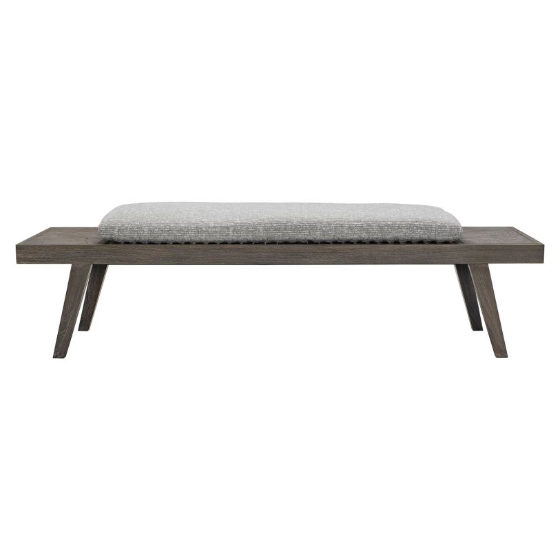 Bernhardt Madura Outdoor Bench with Fabric Pad O9490O;O9490F