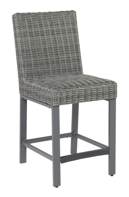 Emma Mason Signature Palladium Outdoor Barstool (Set of 2) FedEx/UPS