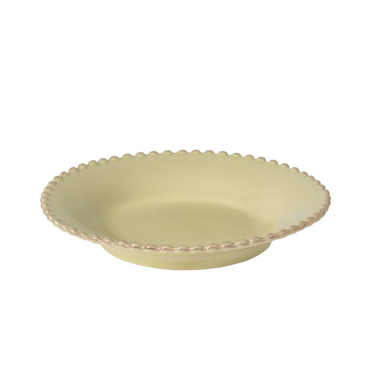 Costa Nova Pearl Lilly Green Soup/Pasta Plate Set