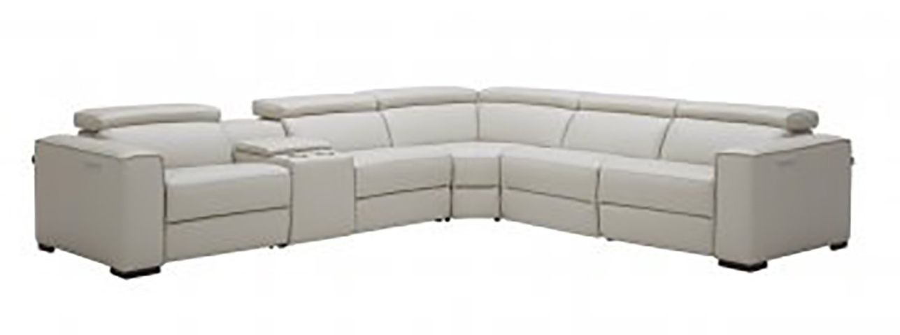 J&M Picasso Motion Sectional in Silver Grey 18865-SG