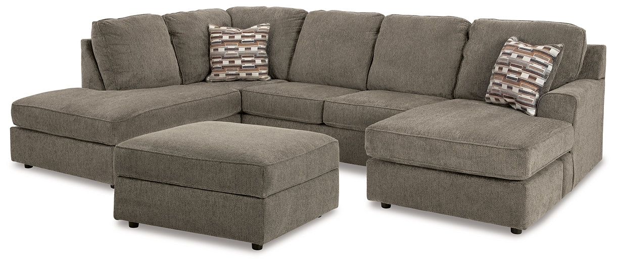 O’Phannon 2-Piece Sectional with Ottoman