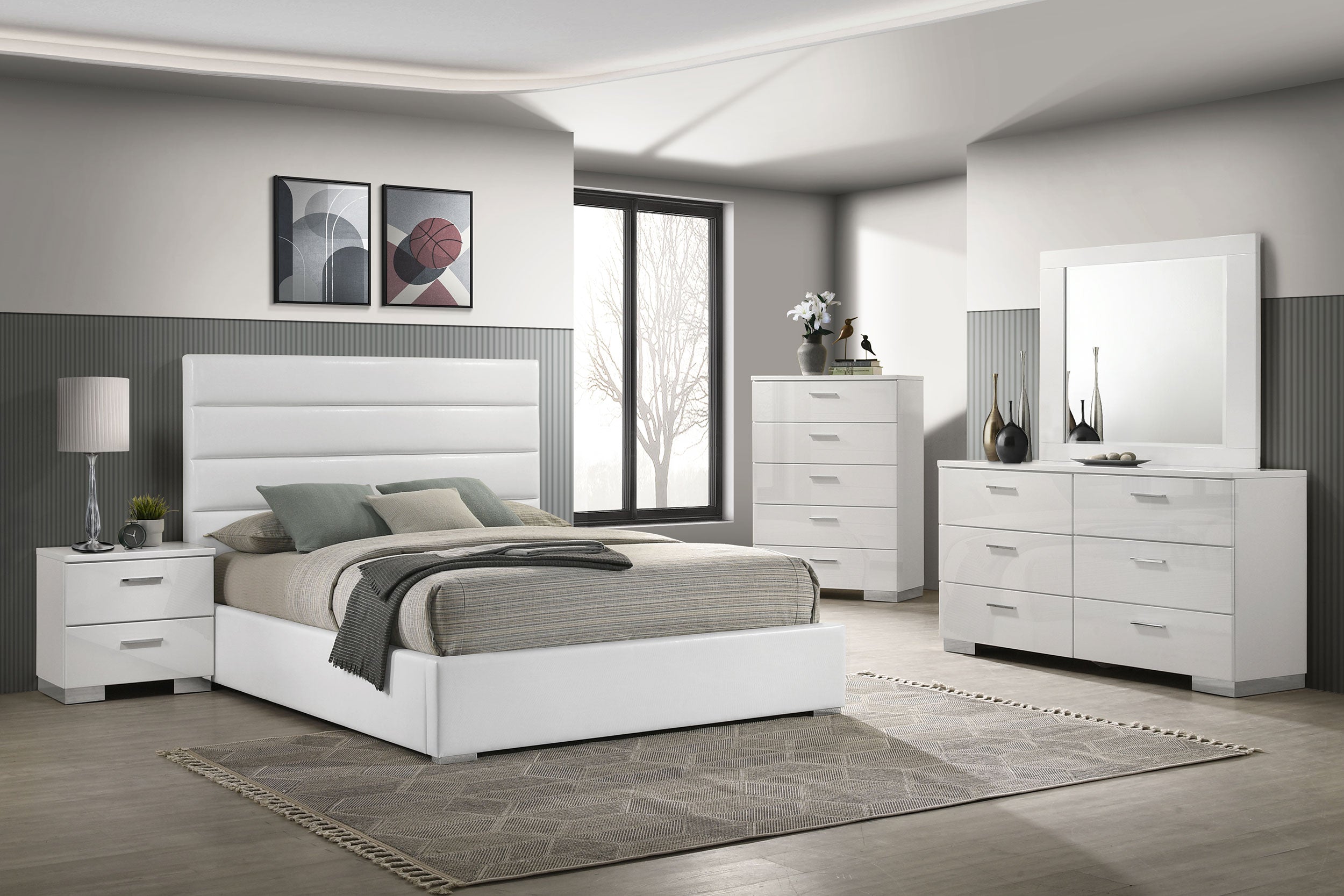 QUEEN BED 5 PC SET