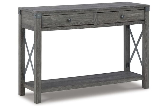 Freedan Grayish Brown Console Sofa Table