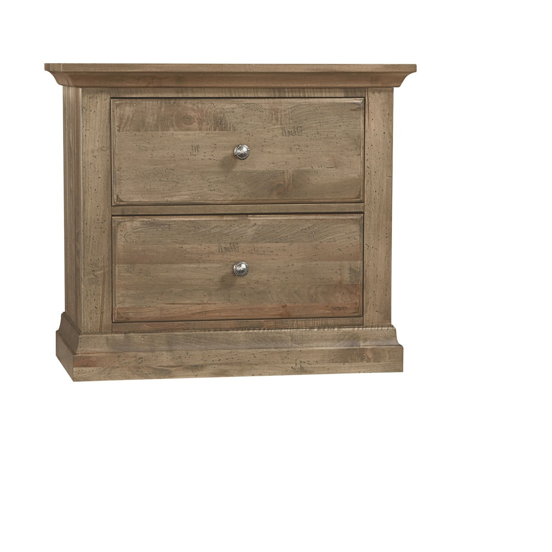 Vaughan-Bassett Carlisle – 2-Drawers Nightstand – Warm Natural