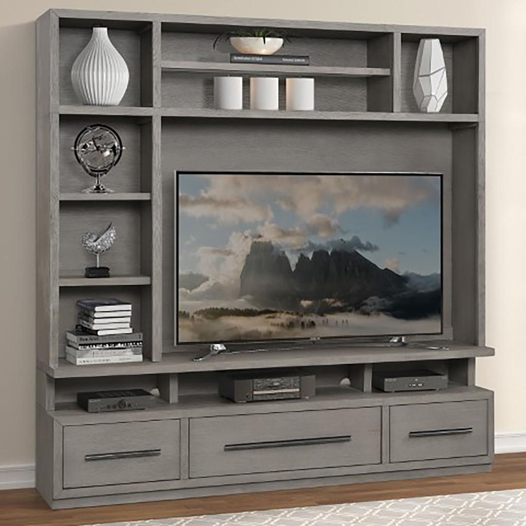 Parker House Pure Modern – 2 Piece Entertainment Wall – Moonstone