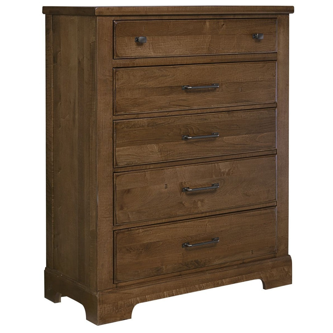 Vaughan-Bassett Cool Rustic – 5-Drawers Chest – Amber