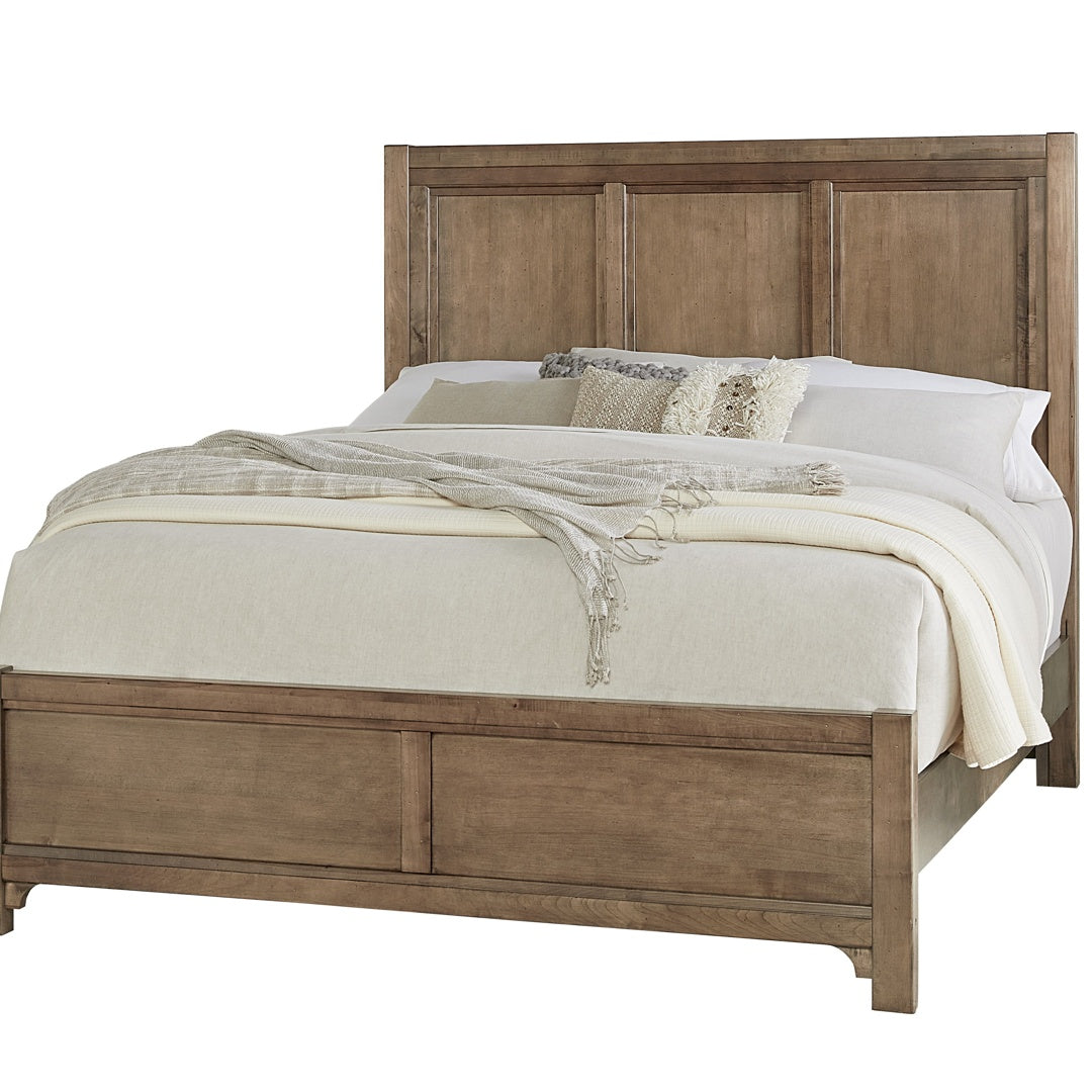 Vaughan-Bassett Cool Farmhouse – King Panel Bed – Natural