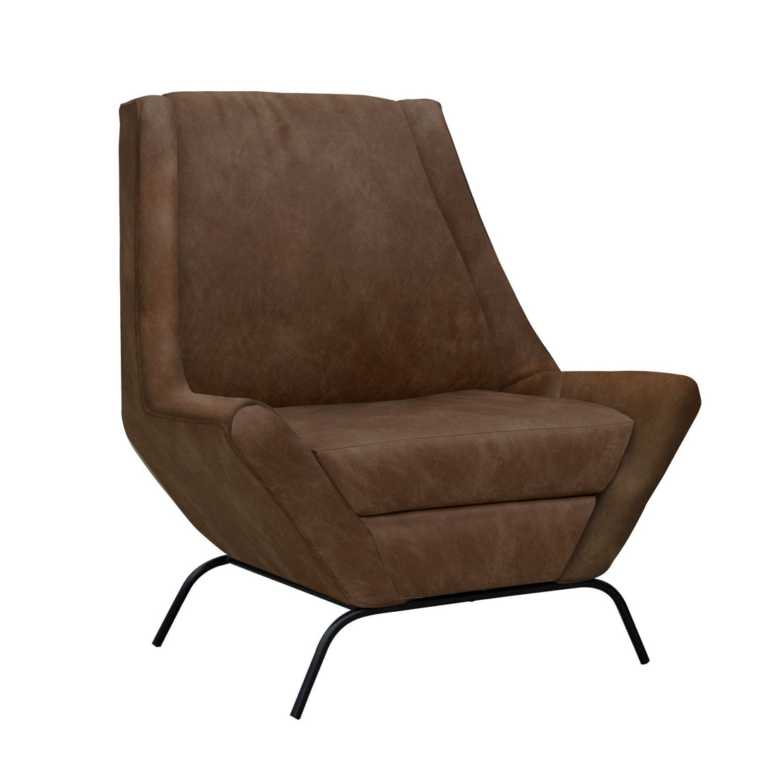 International Furniture Direct Tyne – Comfort Arm Chair – Hickory