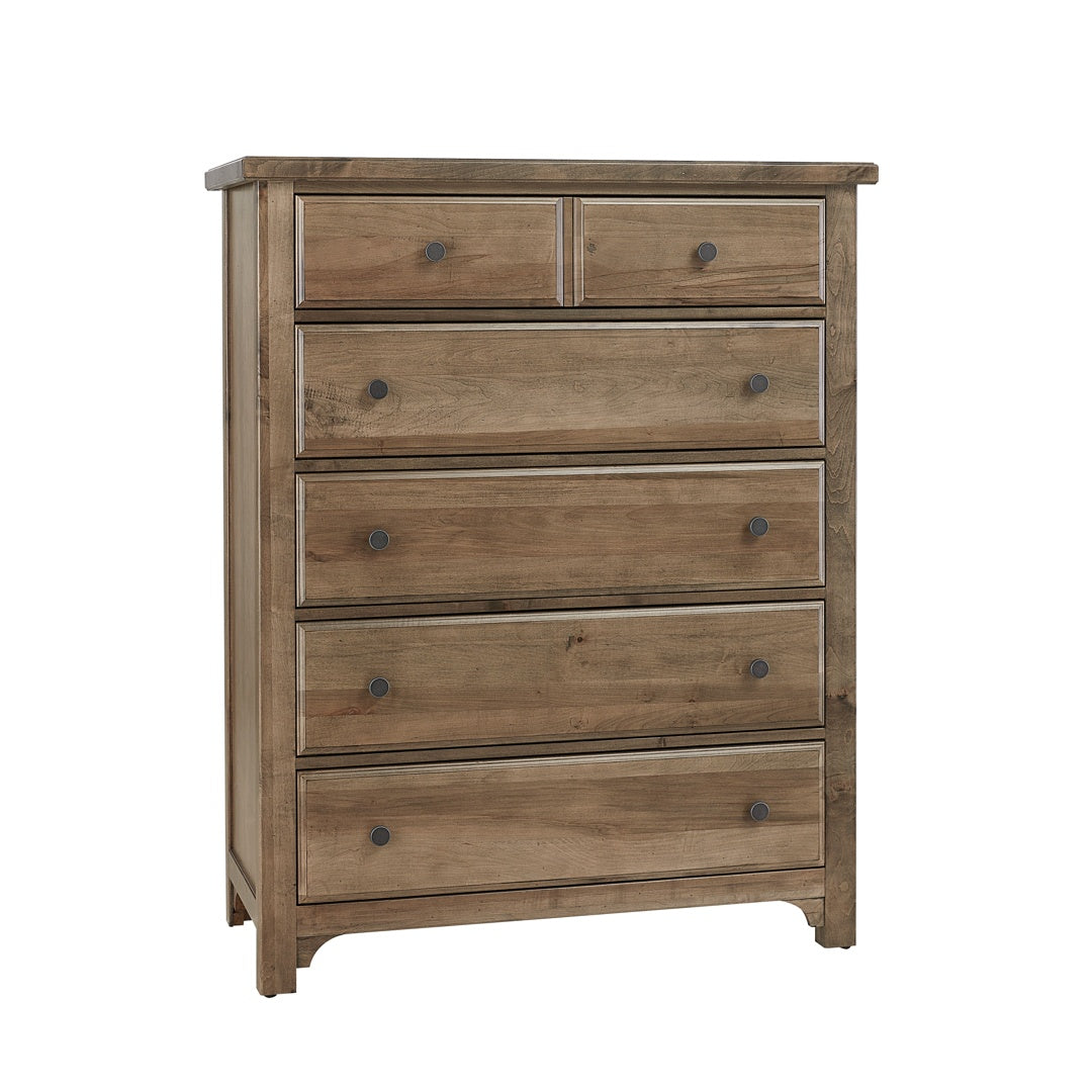 Vaughan-Bassett Cool Farmhouse – 5-Drawer Chest – Natural