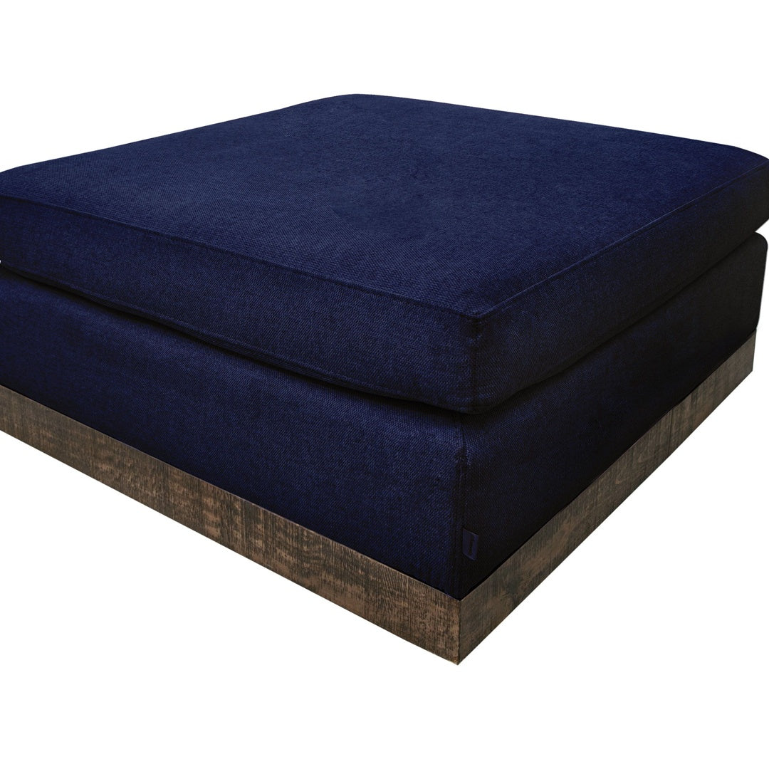 International Furniture Direct Georgia – Ottoman – Dark Blue