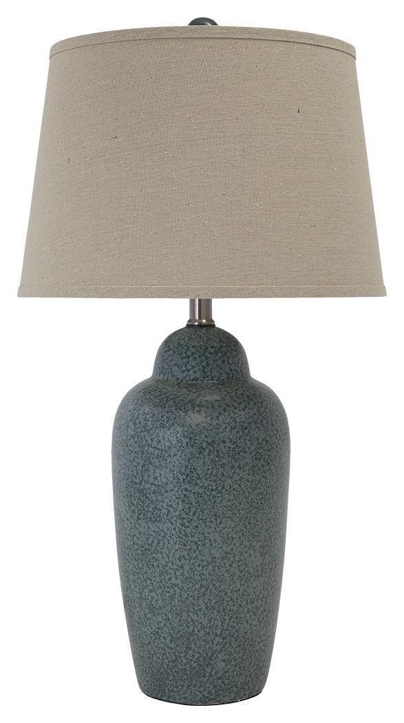 Ashley Saher Ceramic Table Lamp (1/CN) – Green