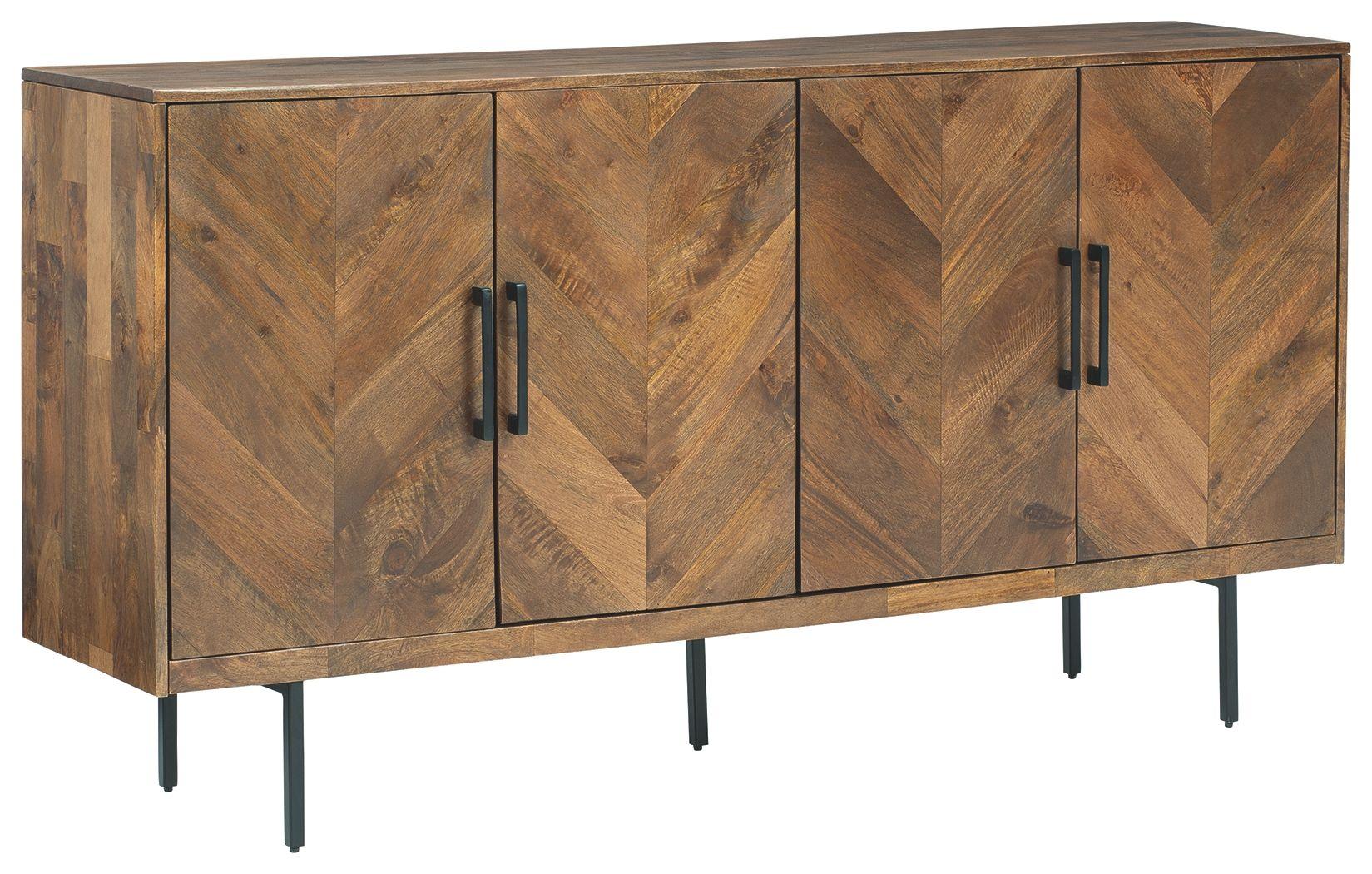 Ashley Prattville Accent Cabinet – Brown