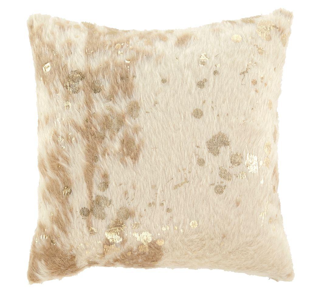 Ashley Landers Pillow (4/CS) – Cream/Gold