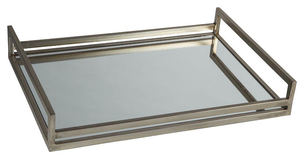 Ashley Derex Tray – Champagne Finish