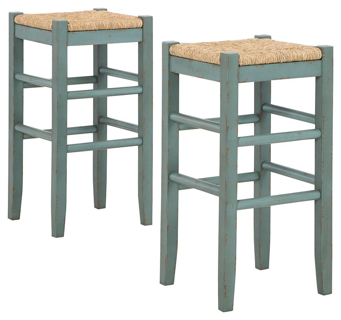 Ashley Mirimyn Tall Stool (2/CN) – Teal