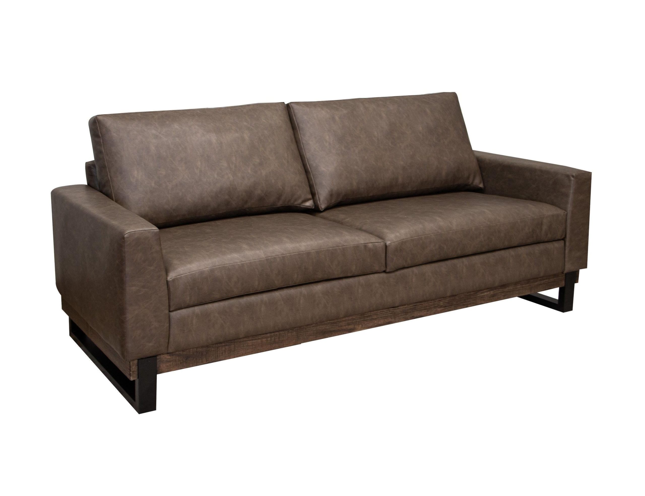 International Furniture Direct Blackburn – Loveseat – Chocolate Brown