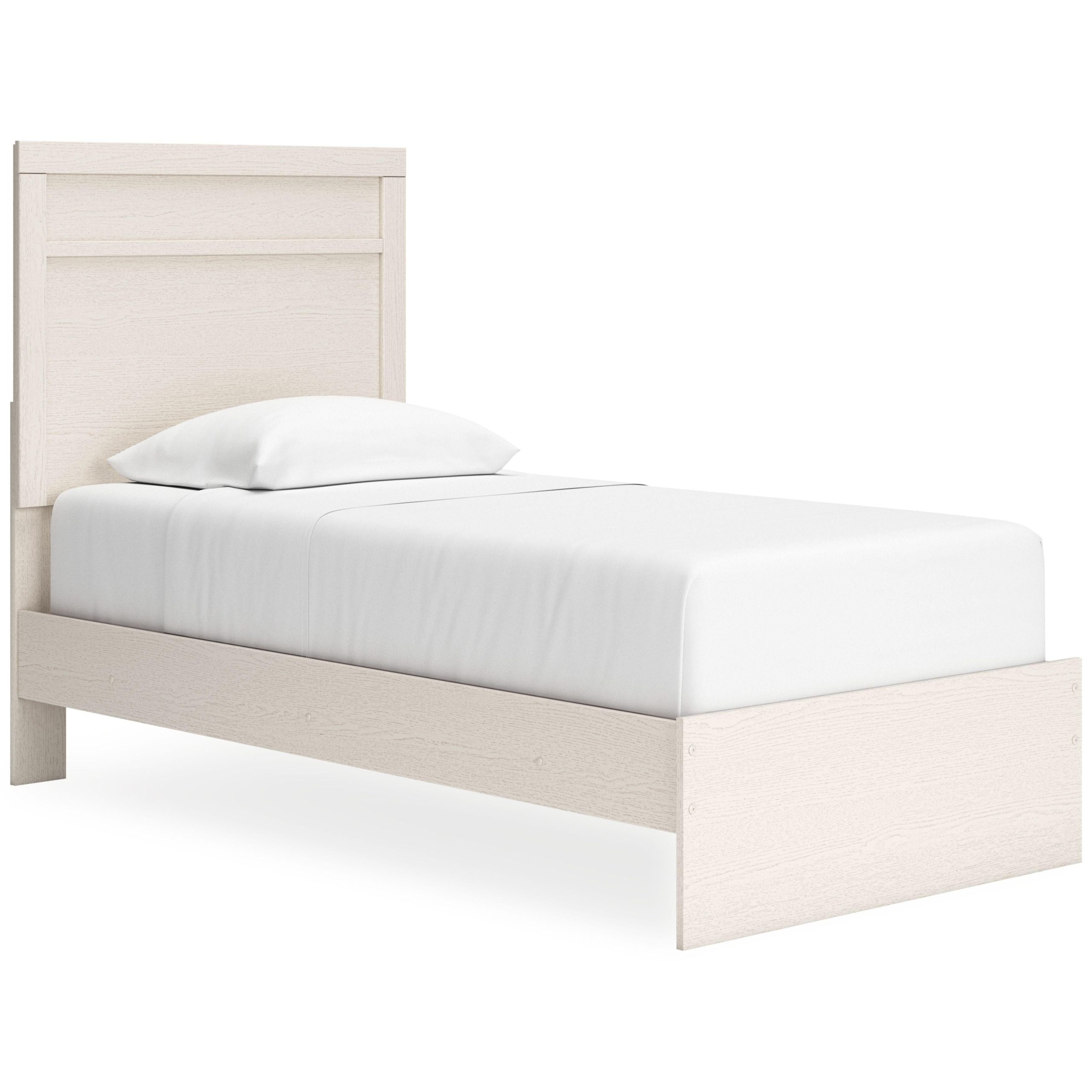 Ashley Stelsie – White – Twin Panel Bed