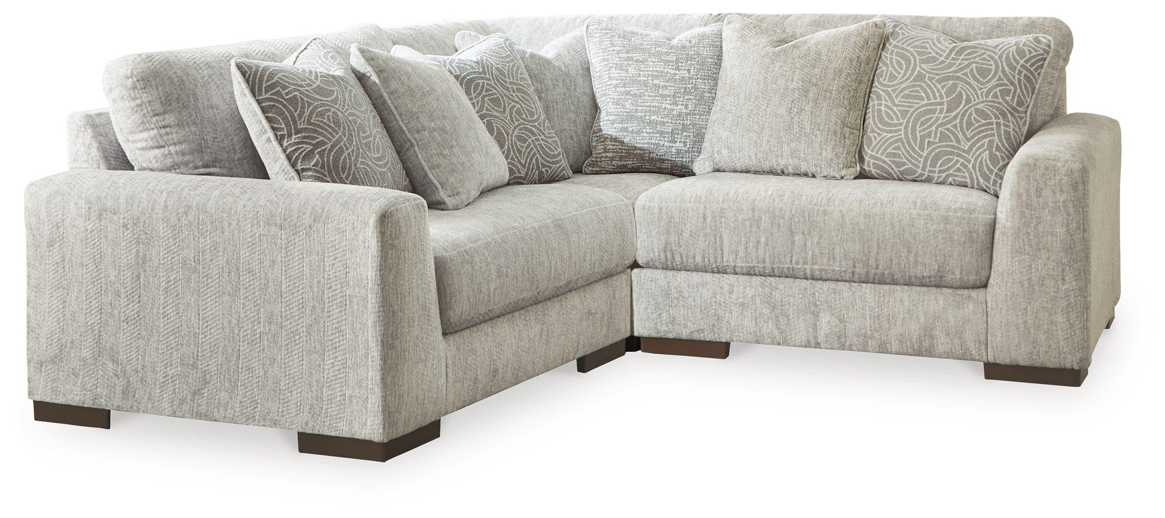 Ashley Regent Park – Pewter – 3-Piece Sectional