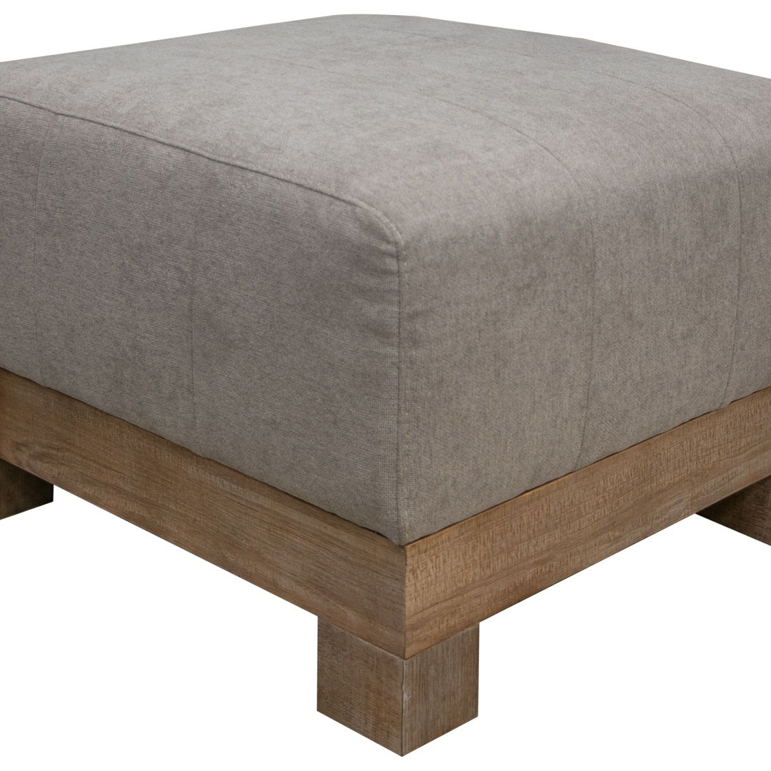 International Furniture Direct Samba – Ottoman – Almond Gray