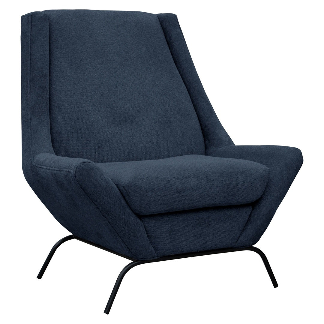 International Furniture Direct Tyne – Arm Chair – Dark Blue