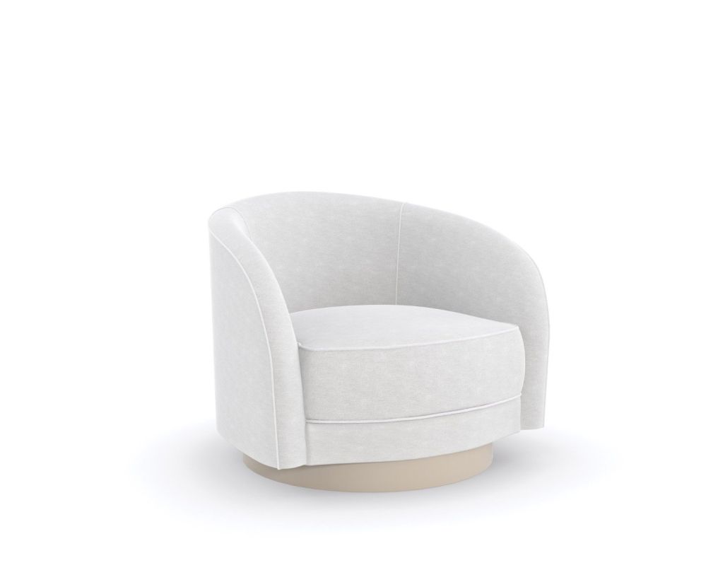 Caracole Upholstery Ahead of the Curve Chair in Matte Pearl UPH-421-031-A  PROMO