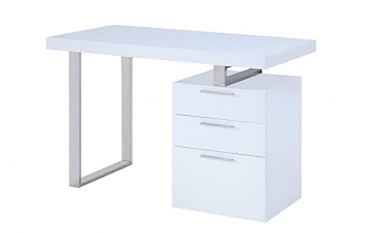 J&M Vienna Desk in White 18125