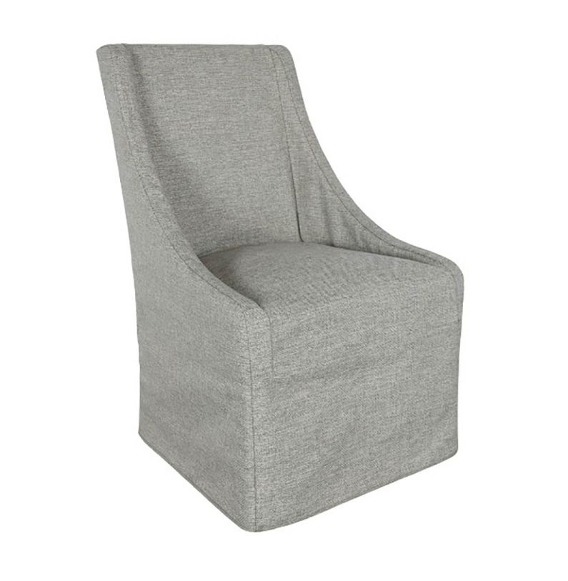 Classic Home Warwick Rolling Wingback Dining Chair in Granite 53004328